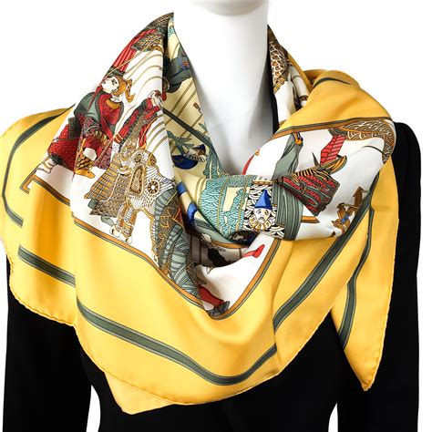 hermes scarf summer outfit|hermes silk scarf price guide.